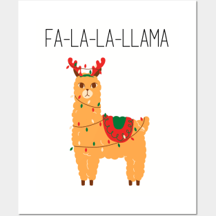 Fa-La-La-Llama Posters and Art